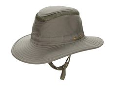 Tilley Endurables Hikers Hat - Traditional Hats : Olive : The primary materials that compose this product contain a minimum of 20 percent organic content. Take to the trails with Tilley Endurables and the Hikers Hat. Flat-crown, full-brimmed hat made with organic cotton. 3/4 mesh panels provide added airflow. Buoyant construction float in water to endure your next day on the lake isn't ruined. Cotton hatband with a front and back wind cords system that secures Hat in gusty conditions. Full brim Day On The Lake, The Sandlot, Brimmed Hat, Floating In Water, Hat Band, Mesh Panel, Hat Making, In Water, Hats For Men