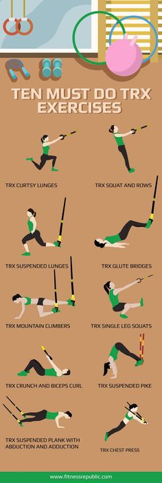 an exercise poster with the words ten must do't try exercises