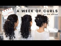 As a curly head, it can be a bit tricky to find work-appropriate hairstyles. Worry no more! Check out this article to learn more about professional curly hairstyles. Easy Curly Hairstyles, Hairstyles For Work, Curly Hair Dos, Curly Hair Up, Office Hairstyles, Curly Hair Updo, Medium Curly Hair Styles, Curly Hair Styles Easy, Natural Curls Hairstyles