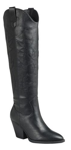 Explore the world with confidence in our Wild West Wanderer Boots in black. These boots are crafted with high-quality materials and designed to withstand any adventure. With its rugged design and comfortable fit, these boots are perfect for your next outdoor escapade. Step into these boots and conquer the Wild West! Midnight Rodeo, Embellishment Embroidery, Tall Western Boot, Knee High Western Boots, Black Cowboy, Rodeo Cowboy, Zipper Heels, Boots Style, Country Concert