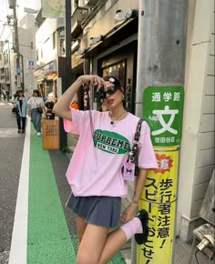 Japan Summer Outfit, Tokyo Outfits, Japan Outfits, Japan Outfit, Nashville Outfits, 2024 Style, Jersey Outfit, Looks Street Style, Baggy Pants