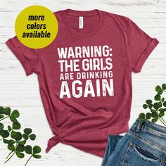 Best Friend Drinking Shirts, Funny Drinking Shirts For Women, Obx Shirts, Day Drinking Shirts, Drinking Shirts Women, Girls Weekend Shirts, Girls Weekend Gifts, Girl Trip, Moms Night