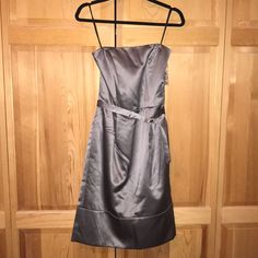 After Six Strapless Sample Nwt Dress Size 6 With Detachable Straps And Pockets! After Six, Charcoal Color, Strapless Dress, Size 6, Womens Dresses, Grey, Dresses, Women Shopping, Color