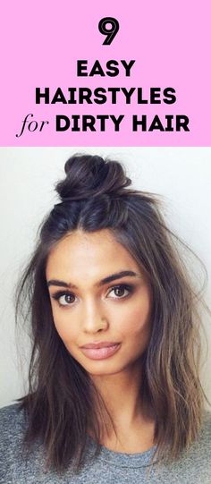 Hair Hashtags, Greasy Hair, Easy Hairstyles For School, Easy Hairstyles For Medium Hair, Natural Hair Styles Easy, Quick Hairstyles