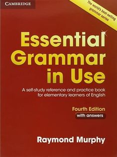 a book cover with the title'essential guide to writing and using an english language