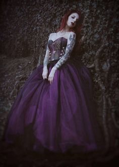 Steampunk Prom Dress, Steampunk Wedding Gown, Gothic Ball Gown, Purple Steampunk, Goth Wedding Dresses, Steampunk Wedding Dress, Ball Gowns Fantasy, Black Steampunk, Ball Gown Prom Dress