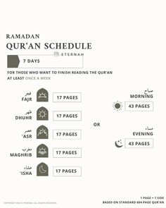 the raman schedule is shown in black and white, with dates for each month