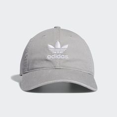 adidas This six-panel hat offers a classic baseball look. It's made of naturally breathable cotton twill and detailed with an embroidered Trefoil logo on the front. A cotton sweatband adds a soft, comfortable feel. Tan Adidas, Adidas Bucket Hat, Adidas Baseball Cap, Adidas Beanie, Adidas Cap, Adidas Trefoil, Adidas Girl, Panel Hat, Adidas Shop