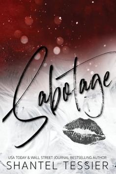 an advertisement for the release of saffotage by shantel tesser