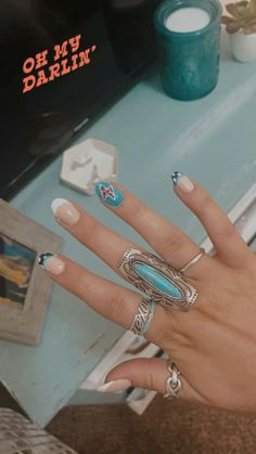 Plain Western Nails, Boho Western Nails, Fall Western Nails, Punchy Nails, Country Nail Designs, Rodeo Nails, Cowboy Nails, Western Hair, Black Gel Nails