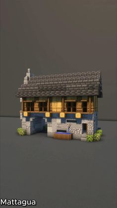 a small house made out of lego blocks