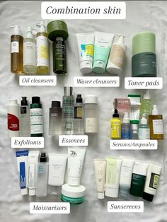 Combination Skin Routine, Oily Skin Routine, Skincare For Combination Skin, Haut Routine, Oily Skin Care Routine