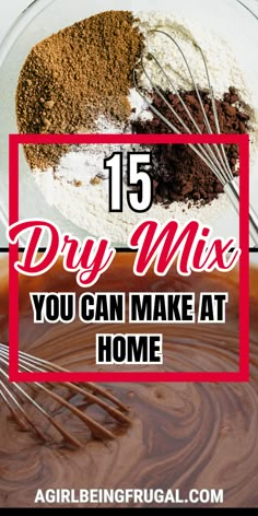 Save money and stock your pantry with homemade dry mixes! 🥣 From DIY baking mixes to spice blends and hot cocoa mix, these easy recipes are perfect for meal prep and budget-friendly kitchen organization. Start making your own mixes today for delicious, ready-to-go pantry staples! Dry Hot Cocoa Mix Recipe, Homemade Pantry Dry Mixes, Dry Mixes Make Your Own, Dry Mix Recipes, Homemade Seasoning Mixes, Homemade Muffin Mix, Pantry Mixes, Mason Jar Mixes, Jar Mixes