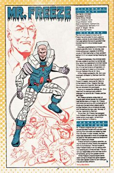 an article from the comic book mr freeze