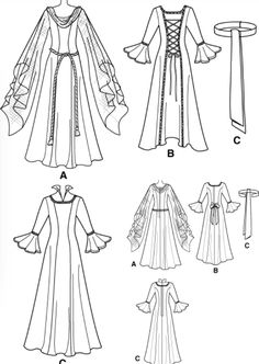 Vain kuva Arwen Dress, Gown Sewing Pattern, Simplicity Patterns Dresses, Simplicity Dress, Costume Sewing Patterns, Fairy Makeup, Sew Easy