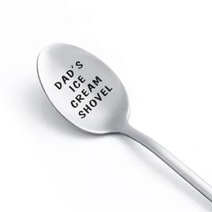 PRICES MAY VARY. 【Creative Design】Fathers day gifts Special gifts for father dad, birthday gifts for men . remind that you love him, even you are not together, every time him see the fork and think of you. 【Unique Gift】Exquisite and practical Gift for Ice Cream Lovers. His engraved ice cream spoons can be ice cream sundae gift sets and unique birthday gifts for him and stainless steel gifts for Christmas, anniversary gifts for men, Father's Day, etc. 【Usage】You can use this funny engraved spoon Dad Stocking Stuffers, Fathers Gifts, Father Birthday Gifts, Stocking Stuffers For Men, Father Christmas Gifts, Funny Gifts For Him, Ice Cream Spoon, Father Birthday, Steel Gifts