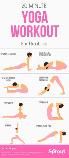 the 20 minute yoga workout for flexibility is an easy way to get fit and burn