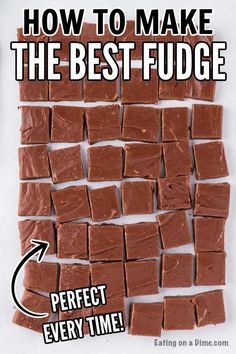 how to make the best fudge perfect every time by eating on a dime com