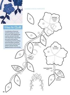 an image of paper flowers with instructions to make them