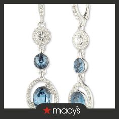 in stock Blue Bridal Earrings, Couture Outfits, Blue Bridal, Color Stone, Dillard's, Accessories Jewelry, Bridal Earrings, Givenchy, Stone Color