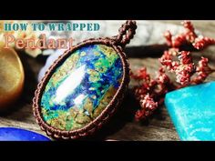 how to wrap a pendant with polymer beads