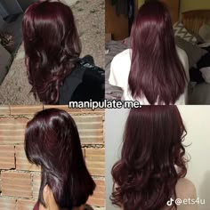 Halo Hair Color, Red Halo Hair, Hair Color With Bangs, Red Hair Streaks, Black Cherry Hair, Hair Color Red, Red Hair With Highlights, Black Red Hair, Hair With Highlights