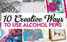 the top 10 creative ways to use alcohol pens for art and craft projects that kids can do