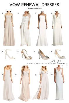 the wedding dress guide for brides in ivory, white and champagne colors is an excellent way to wear it