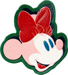 Minnie Head Patch Sticker Patches, Mickey And Friends, Disney Mickey, Vegan Leather, This Is Us, Sewing, Disney, ? Logo, Leather