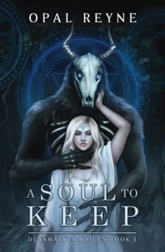 the cover to a book with an image of a woman hugging a horned animal on her chest