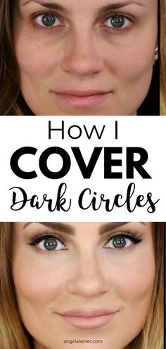 Dark Circles Makeup, Cover Dark Circles, Angela Lanter, Mascara Hacks, Under Eye Makeup, Hide Dark Circles, Makeup Tips For Older Women, Covering Dark Circles, Dark Circles Under Eyes