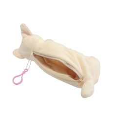 Soft and adorable looking, this puppy dog pouch is just like a stuffed animal toy. Use it to store pens, pencils, erasers, or any other stationery tools you have. It can also be used to store your cosmetics, money, cards, cell phone, and anything else you have in mind. A great hit not only for kids but dog lovers as well. Adorable soft dog pouch feels like a stuffed toy. Dimensions: Approximately 9.5L x 3W x 4.5H inches. Material: Plush, Cotton, Fabric. Stores pencils and pens, make-up, money, k Dog Pouch, Fashion Apron, Earring Jewelry Box, Fabric Stores, Lace Tape, Soft Dog, Pencil Case Stationery, Baby Hair Accessories, Spa Gifts Set