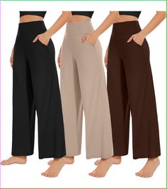 If you are wondering how to dress to make your upper arms look thinner and slimmer, you are in the right place. This article includes 5 simple tips. Elastic Waist Wide Leg Pants, Pull On Wide Leg Pants, Womens Pants Outfits, Wide Leg Yoga Pants Outfit, Fashion Travel Outfit, Wide Leg Yoga Pants, Wide Leg Lounge Pants, Womens Wide Leg Pants, Wide Leg Dress Pants