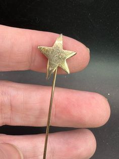 Cute pin!  Great gift!  In good vintage condition!  Minor wear on finish. Vintage Star, North Beach, Jewellery Ideas, Stick Pins, Cute Pins, Brooch Pin, Brooches, Great Gifts, Ships