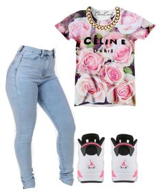 "Céline Paris ♡" by prettygirlnunu ❤ liked on Polyvore featuring Club Manhattan Outlet Nike, Jordan Outfits, Nike Free Run, Teenager Outfits, Cute Swag Outfits, Dope Outfits, Swag Outfits, Looks Style, Outfits Casuales