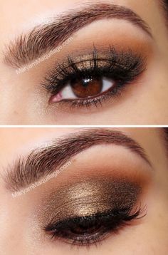 Gorgeous! Prom Makeup For Brown Eyes, Make Up Diy, Rock Makeup, Make Up Foundation, Wedding Makeup For Brown Eyes, Smokey Eye For Brown Eyes