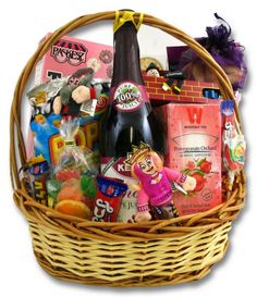 a basket filled with lots of different items