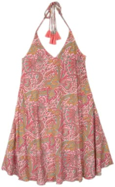 An effortless printed short halterneck style dress, sleeveless,. The strap runs from the front of the dress around the back of the neck, leaving the upper back uncovered - an effortless fit. #tlb #Sleeveless #vacationclothing #beachwrap #Floral #Printed #SareeDresses #SilkDress #SareeSilkDress Casual Backless V-neck Dress For Vacation, Flowy V-neck Sundress With Tie Back, Summer Flowy V-neck Halter Dress, Flowy V-neck Halter Dress With Tie Back, Casual V-neck Backless Summer Dress, Casual V-neck Backless Dress For Summer, Casual V-neck Backless Dress For Vacation, Bohemian V-neck Dress With Adjustable Straps, Casual Backless V-neck Dress For Summer