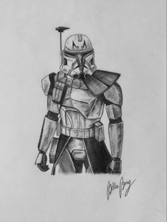 TCW Star Wars Clone Wars Rex CT-7567 Captain Rex Sketch Drawing 501st Star Wars Clone Wars Tattoo Ideas, Star Wars Clone Wars Tattoo, Drawing Ideas Star Wars, Clone Drawing, Star Wars Sketches Pencil