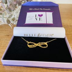 Symbolize endless love and personal identity with our Double Infinity Custom Name Necklace. Personalize your story at bit.ly/belle-fever. #DoubleInfinity #CustomNameNecklace #PersonalizedJewelry #AustralianDesign Double Infinity, Personalised Keyrings