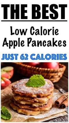 the best low calorie apple pancakes just 6 calories and they are delicious