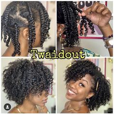 The volume and length of a braid out with the curly ends of a twist out?!?! Sounds like a win to me Braids With Twist At The End Natural Hair, Chunky Braid Out, Celebrity Hair Colors, Girls Natural Hairstyles, 4c Natural, 4c Natural Hair, Natural Styles, Twist Out