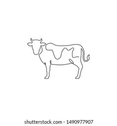 a black and white drawing of a cow