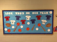 Sports Theme Classroom Ideas, Sports Decorations School, Sport Board Ideas, Sports Door Decorations Classroom, How To Make A Sports-themed Board, Sports Themed Door Decorations, Sports Theme Door Decorations Classroom, Unique Sports-themed Board, Male Teacher Classroom Decor Sport Theme