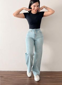 Basic Casual Outfits, Outfit Con Jeans, Simple Outfit Ideas, Blouses Designs, Cute Outfits With Jeans, Stylish Work Attire