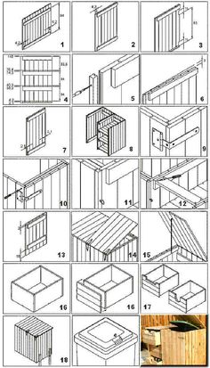 the instructions for how to build a coffee table with storage drawers and shelves in it