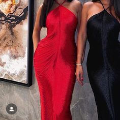 Reposhing This Item I Purchased From @Mj104. Loved It, But Ready To Rotate For Something New. Questions? Leave A Comment Below! London Red, Red Fringe, Halter Neck Maxi Dress, London Dresses, Halter Neck, Something New, Colorful Dresses, Maxi Dress, London