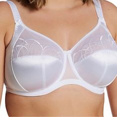 Brnf New With Tags And Package See Pictures For Description Color Is White Although Second Picture Is A Different Color Great Price Fit And Quality! Elomi Bras, Playtex Bras, Bullet Bra, Underwire Sports Bras, New Bra, Plus Size Bra, Plunge Bra, Black Bra, Support Bras