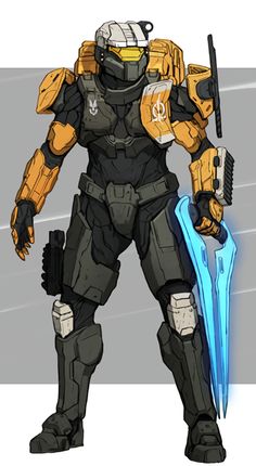 Halo 3 Armor, Halo Omega Team, Halo Spartan Drawing, Halo Armor Suits, Halo Spartan Oc Male, Spartan Armor Halo, Halo Spartan Art, Halo Spartan Oc, Halo Illustration