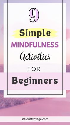 Mindful Activities For Adults, Mindful Walking, Mindfulness Journal Prompts, Simple Activities, Deep Breathing, Mindfulness Techniques, Activities For Adults, Be Gentle With Yourself